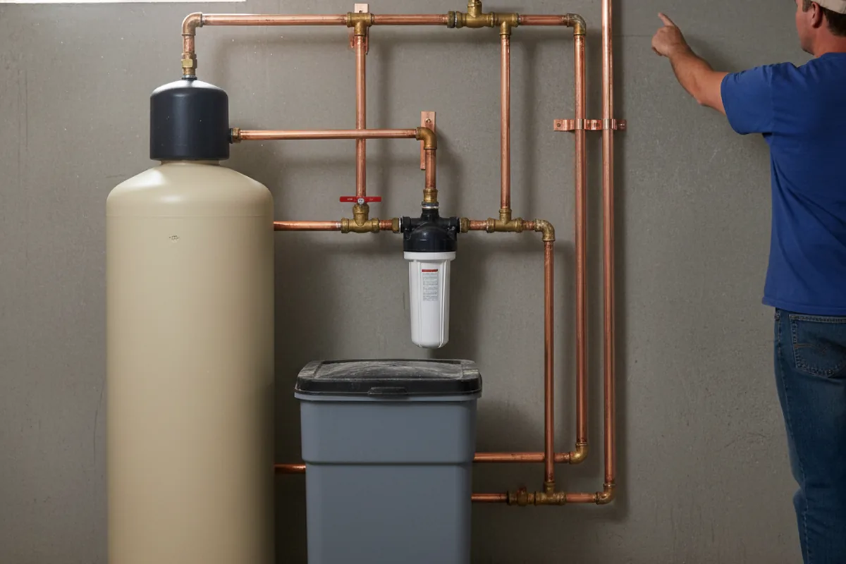 Whole-house water treatment system installed in Omaha